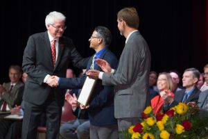 Narasmhan congratulated by Allen