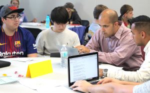 Students with Prof. Cochran