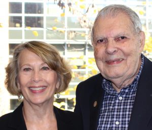 Hagenson is joined by CBE emeritus professor Dr. George Burnet, who nominated her for the Marston Medal.
