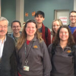 aiche students with governor branstad
