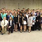 Large group photo of student scholars