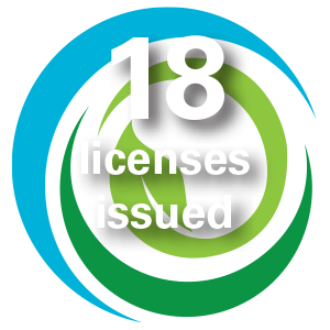 18 licenses issued