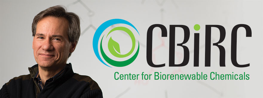 Brent Shanks pictured with CBiRC logo