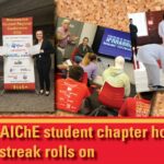 Montage of photos from AIChE conference