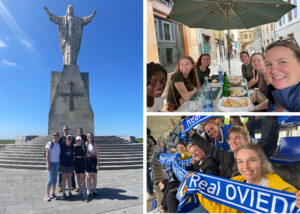 CBE students in social activities in Oviedo