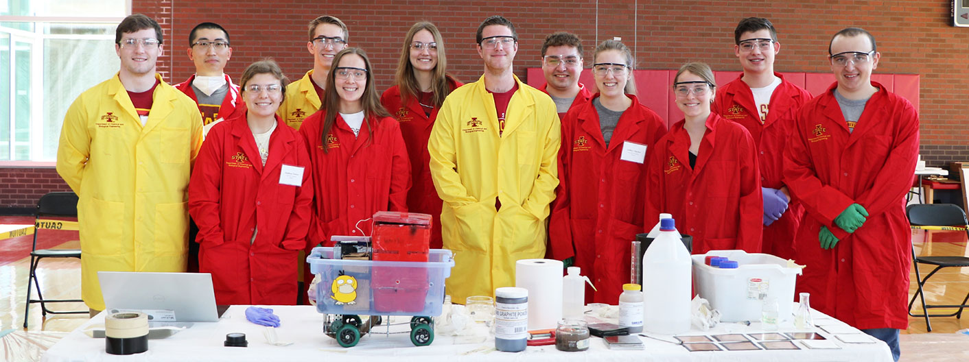 Chem-E car competition team