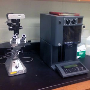 Inverted Microscope and Cell Counter