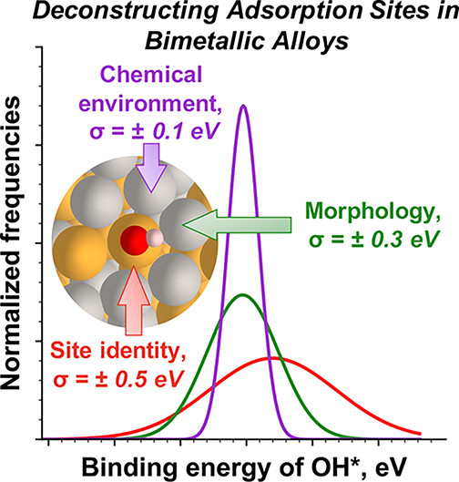 19. Predicting Adsorption Properties of Catalytic Descriptors on Bimetallic Nanoalloys with Site-Specific Precision